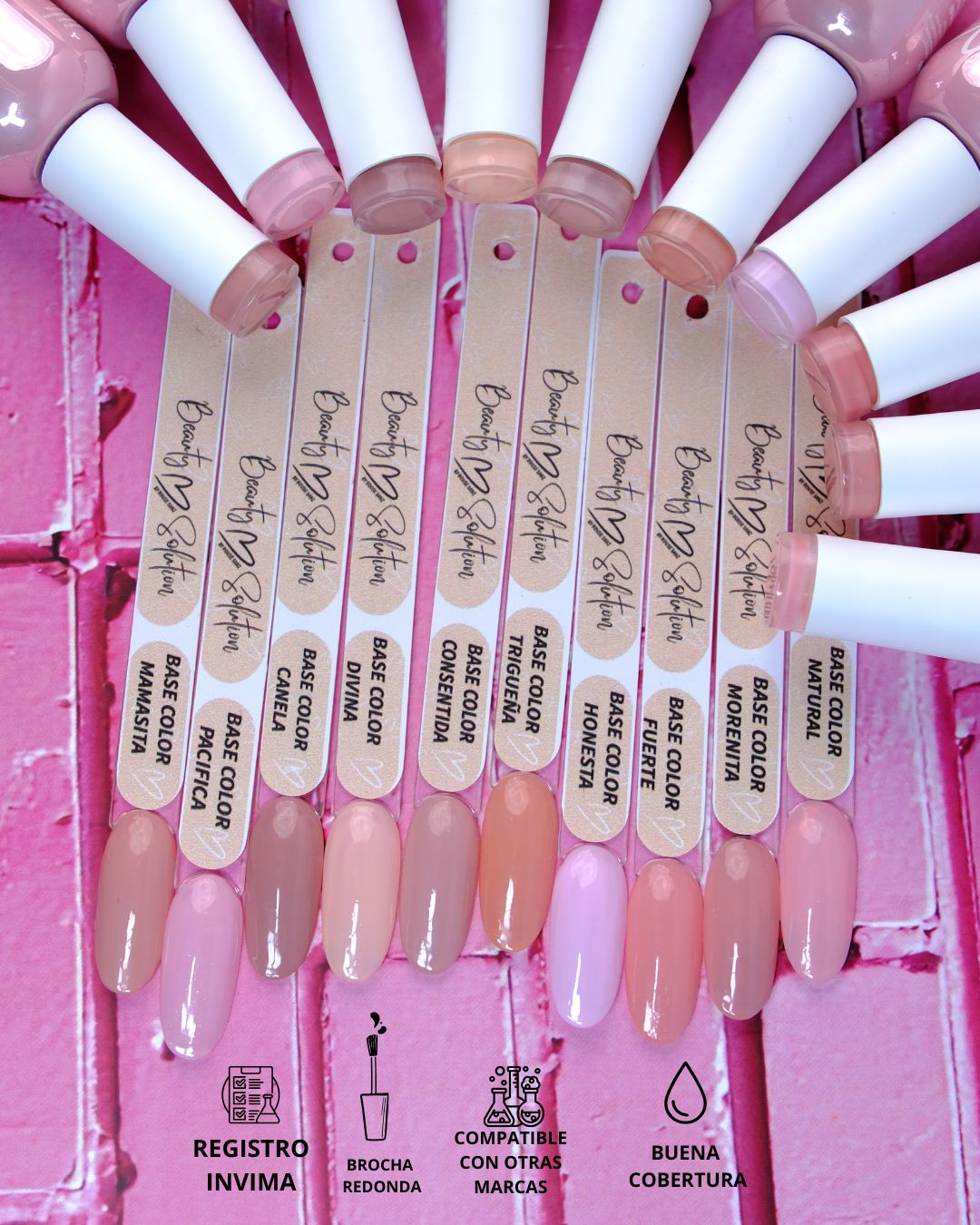 Bases para Frances| 12 ml | Beauty Solution